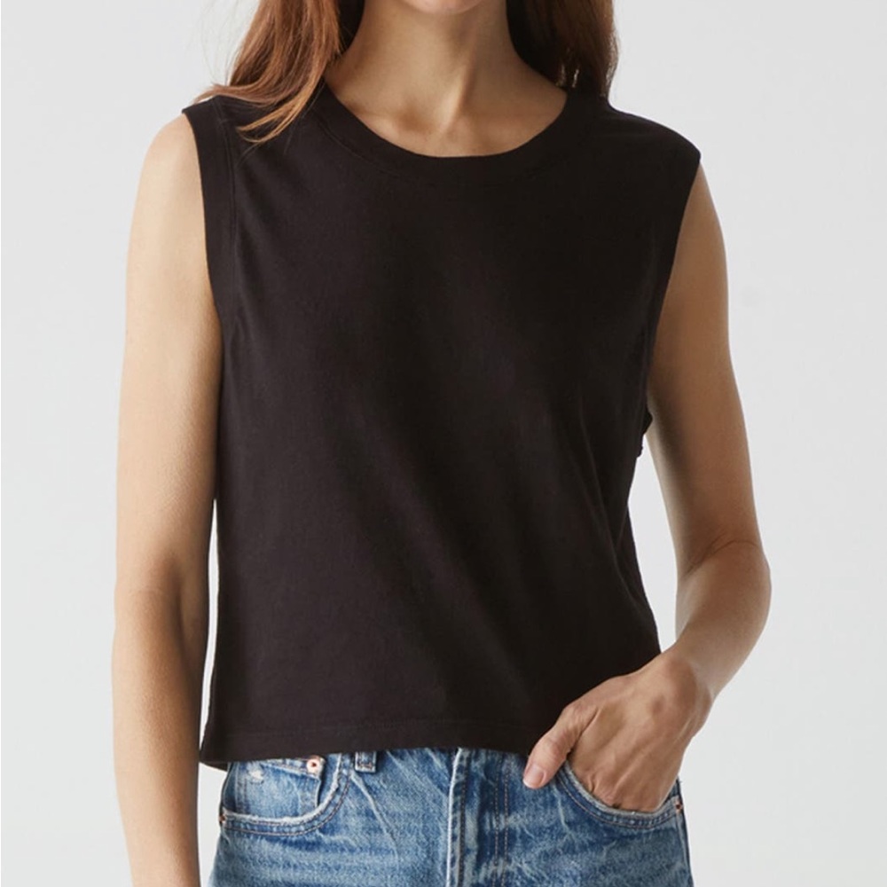Michael Stars Black Sleeveless Women's Top